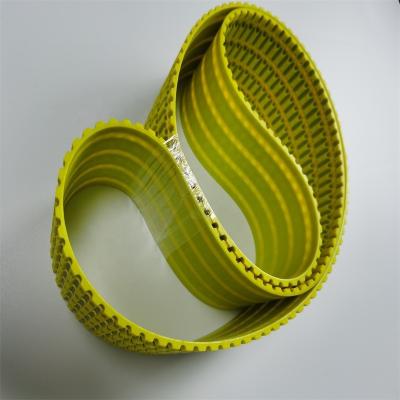 China ATN10 YellowColor PU Timing Belt Standard White Timing Belt PU Nuts Pulleys for sale