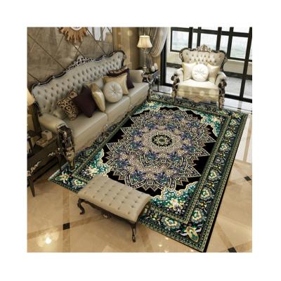 China Washable European Persian Style Vintage Floral Designs Rug for sale