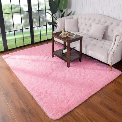 China Gray Indoor Modern Shaggy Kids Rug Dining Room Home Bedroom Non-Slip Floor Mat Carpets Shag Fur Non-Slip Soft Fluffy Area Rugs Blankets for sale