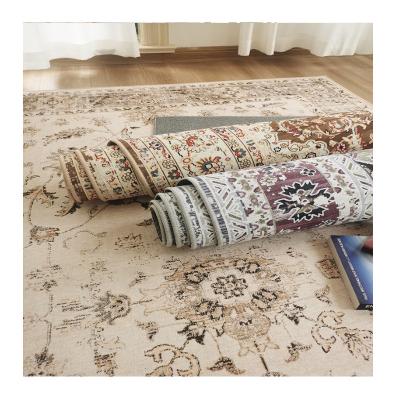 China Large New Washable Distressed Persian Rug Beige Area Rug Rugs for sale