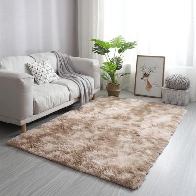 China Extra Soft Silky Smooth Shaggy Synthetic Fluffy Bedroom Rug Fur Blanket Washable for sale