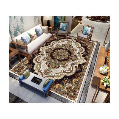 China Large Area 3d Blanket and Carpet Non-slip Turkish Tiles for Living Room 3d Persian Printed Crystal for sale