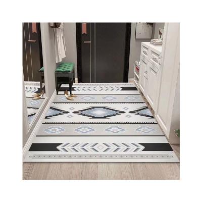 China Non Slip Crystal Pile 3d Printed Anti Slip Carpet 100% Polyester Mat For Living Room Bedroom Floor Mat for sale