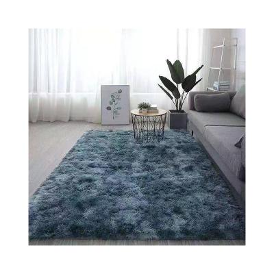 China Non Slip Designers Home Shaggy Center Rug Soft Fluffy Decorative Artificial Mat for sale