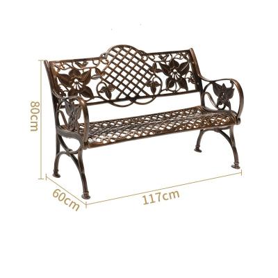 China Modern Porcelain Garden Park Outdoor Bench Roadside Advertising Chairs for sale