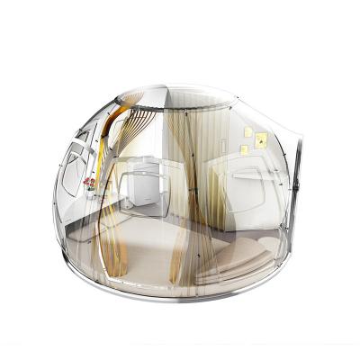 China Outdoor Countryside//Garden/Network Popular 360 Degree Rainproof Windproof Area Camping Bubble Lodge Camping Transparent Tent for sale