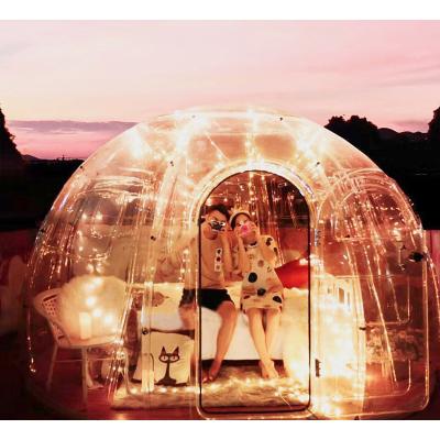 China Outdoor Countryside//Garden/Camp Hot Outdoor Inflatable 3.2m Clear Starry Sky Bubble Last Room Transparent House for sale