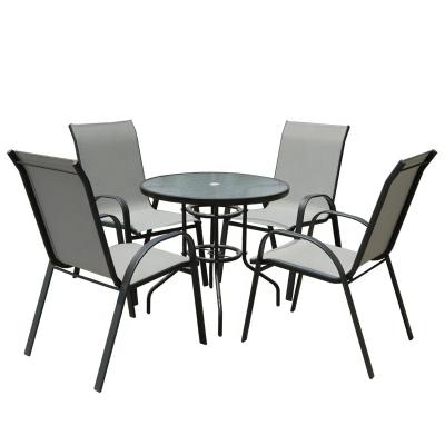 China Modern High Quality Dining Sets Synthetic Garden Patio Table Chair Rattan Outdoor Furniture Garden Set for sale