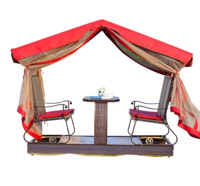 China New Modern Shed Swing With Mosquito Net Rocking Chairs Outdoor Tent Swing Furniture Hi-Q for sale