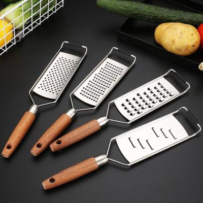 China Multifunctional Stainless Steel Kitchen Viable Chopper Potato Cucumber Radish Slicer Grater Instrument Artifact for sale