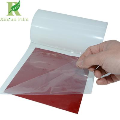 China 0.03-0.20mm Transparent Adhesive Protection Film for Prepainted Metals for sale