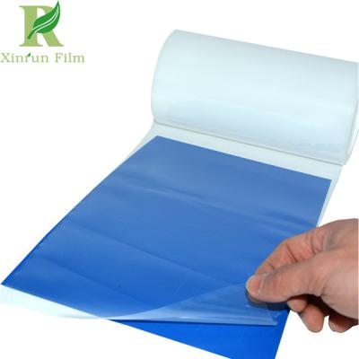 China 0.03-0.20mm Clear Transparent Factory Manufacture Color Steel Plate Plastic Film For Protection for sale