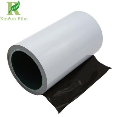 China 0.02-0.20mm Removable Black and White Self Adhesive Film Roll for Reliable Protection for sale