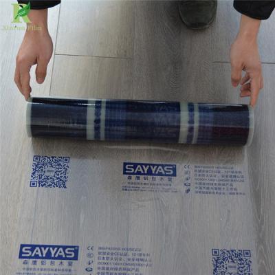 China 0.05-0.2mm Customized Printed Transparent Manufacture Floor Anti-Scratch Film for Surface Protection for sale