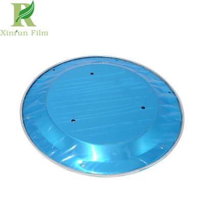 China 0.03-0.2mm Excellent Clarity Blue Aluminum Adhesion Surface Protective Film for sale