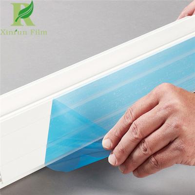 China 0.02-0.20mm Customized Blue Anti-Scratch Plastic Panel Protective Film for sale