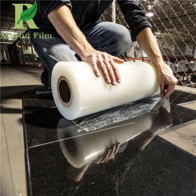 China 0.03-0.2mm Clear Transparent Anti-scratch Marble Protective Film for sale