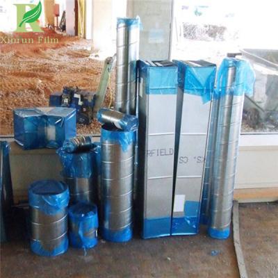 China 3 mil Removable Blue Self Adhesive Duct Shield Protective Film for sale