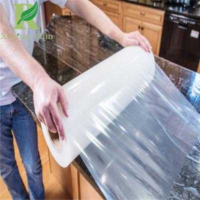 China 0.03-0.2mm Clear Transparent Self-adhesion Countertop Protection Film for sale