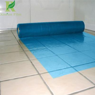 China 0.03-0.2mm Blue Manufacture Floor Protective Film for wholesale for sale