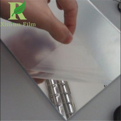 China 0.02-0.20mm Customized Clear Anti-Scratch Mirror Silver Protective Film for sale