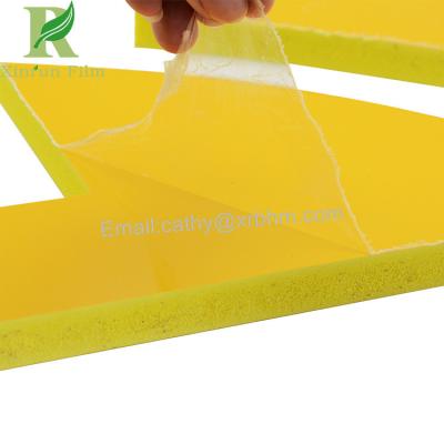 China 50 micro Customized Anti-Scratch Transparent PVC Sheet Protective Film for sale