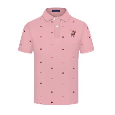 China Hot Sale Adult Concise Golf QUICK DRY Polo Shirt Office 2022 Polyester Cotton Shirts Polo Shirt Trendy Golf Polo Upgrowing for sale