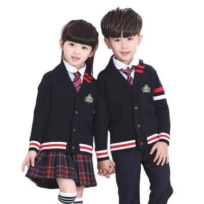 China Hot Selling QUICK DRY Uniform Sweater Vest Factory Supply Student Long Sleeve Uniform Sweater For Primary College Upgrowing for sale