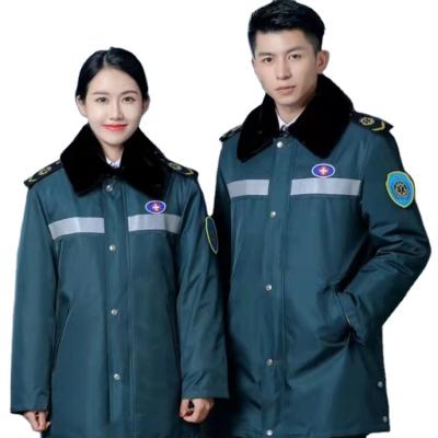 China QUICK DRY cotton first aid doctors and nurses clothes upgrowing winter clothes night visit waiting service for sale