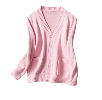 China QUICK DRY V-Neck Nurse Sweater Cardigan Women Wool Plus Velvet Thickening Upgrowing Medical Sweater for sale