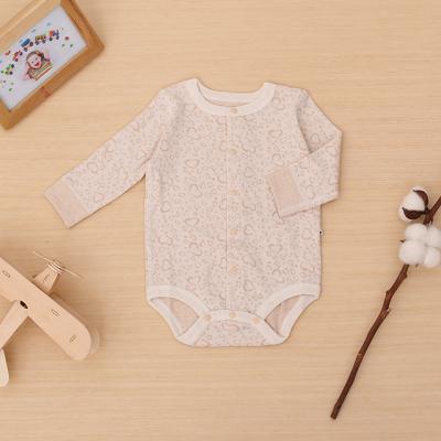 China 100% Cotton Baby Clothes Organic Heart Shaped Baby Romper Clothes Infant Baby Romper for sale