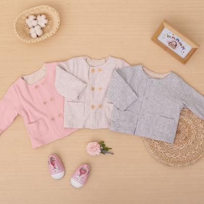 China Spring Autumn Breathable Jacquard 100% Cotton Twill Baby Outwear Coat for sale