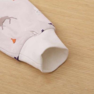 China MOQ New Antibacterial Custom Long Sleeve Small Infant Baby Sleeping Bag 100% Cotton Baby Sleep Bag for sale