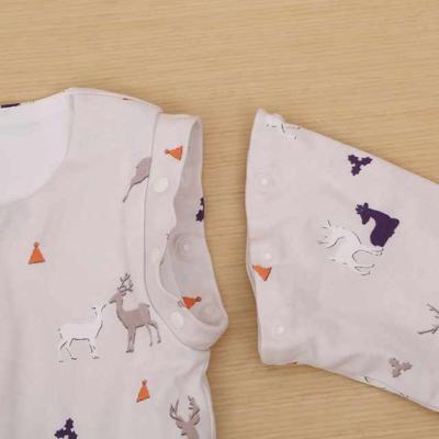 China SG0019 New Custom 100% Cotton Printed Sleeping Bags Baby Sleep Bag Antibacterial Long Sleeve Baby Sleeping Bags for sale