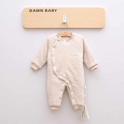 China High Quality and Competitive Price 100% Organic Cotton Baby Long Sleeve Baby Rompers for sale