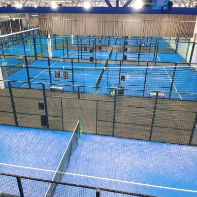 China Panoracmic Guangdong Manufacturer Custom Design Hot Sale Padel Tennis Court for sale