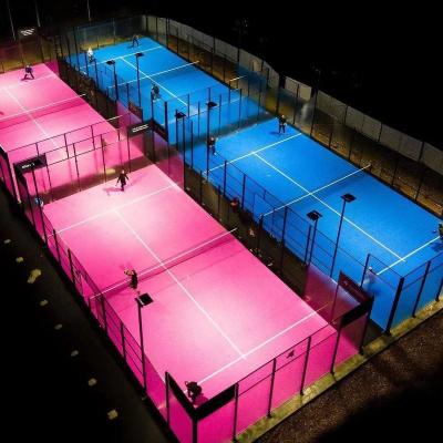 China Panoracmic Factory Direct Sale Standard Size In Meters Indoor Outdoor Professional Panoramic Pickleball Paddle Tennis Court for sale