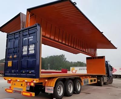 China Suspension System Mechanical/Air Suspension Open Wing Van Trailer for Semi Truck Trailers for sale