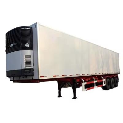 China Q345B T700 Materiaal zware lading 45ft koelwagen met Reefer-aandrijving Te koop