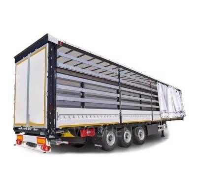 China WS Aanpasbare drieassige Canvas Side Curtain Container Semi-trailer Op verzoek van de klant Te koop