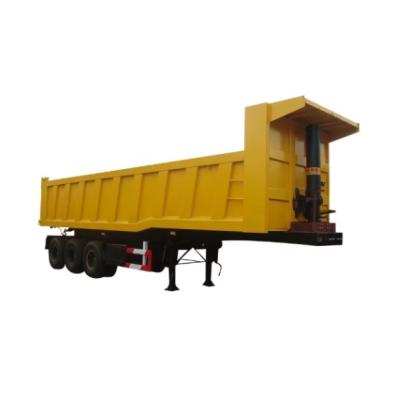 China WS Sale 50 Ton Tipper Trailer with 13/16 Ton Axle and Heavy Duty Landing Gear 28t for sale