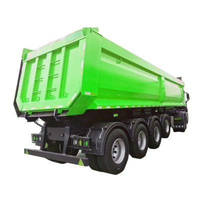 China 45Cbm 60Ton Dump Truck Trailers Rear Dump Trailer for Sand Stone Grain Transporting for sale