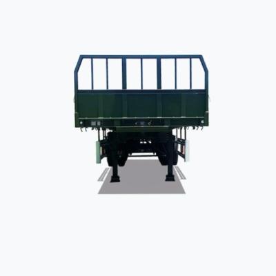 China 3/4 Axle Side Wall Semitrailer Pallet Boxboard Flatbed Trailer with 12.00R22.5 Tires for sale