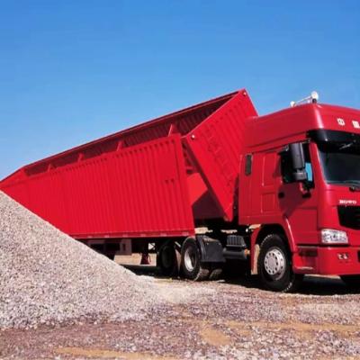 China Truck Trailer Detachable Stake Boards Side Dump Tipper Semi Trailer from Professional for sale