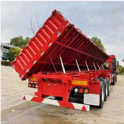 China Detachable Sideboards Semi Trailer for Rim 8.00-20 Multi- Light Duty 3 Axle 40-60tons for sale