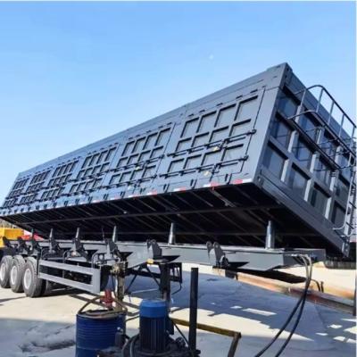 China Semi-Trailer 3 Axles Side Dump/Coal Trailer Heavy Truck Trailer with and Performance for sale