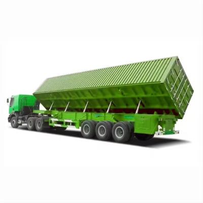 China 13000*2550*2900mm Customized Hydraulic Side Tipper Dump Semi Trailer for Truck Trailer for sale