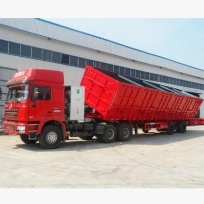 China Semi-Trailer Direct 30-100 Tons Capacity Hydraulic Side Dump Tipper For Cargo Transport for sale