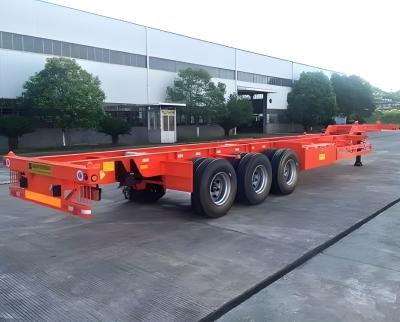 China Max Payload 50000 kg Professional Manufacture for Truck Trailer Skeleton Semi Trailers for sale