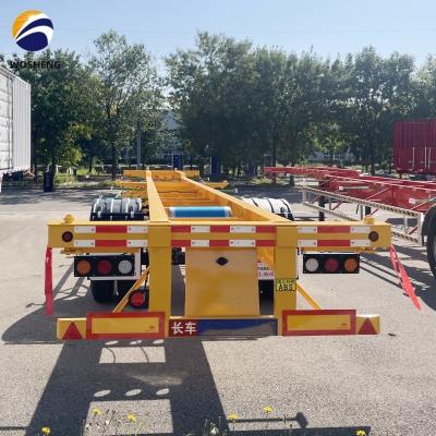 China Container Transport 40ft 12m Container Trailer Chassis for 20 Feet and 40 Ft Containers for sale